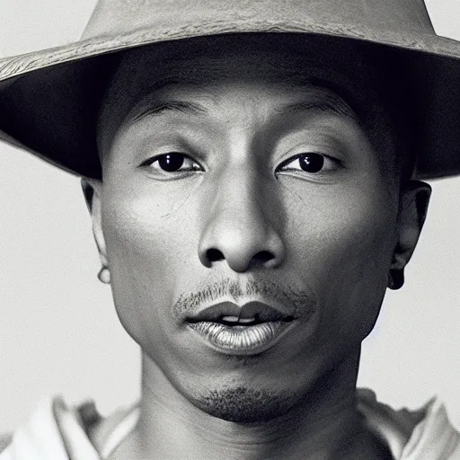 Image similar to cinematic film still Pharrell Williams starring as a Samurai holding fire, Japanese CGI, VFX, 2003, 40mm lens, shallow depth of field,film photography