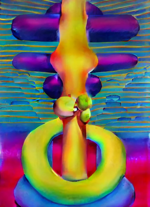 Image similar to weird abstract sulpture by shusei nagaoka, kaws, david rudnick, airbrush on canvas, pastell colours, cell shaded, 8 k