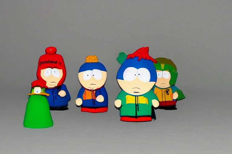 Image similar to Southpark in claymotion