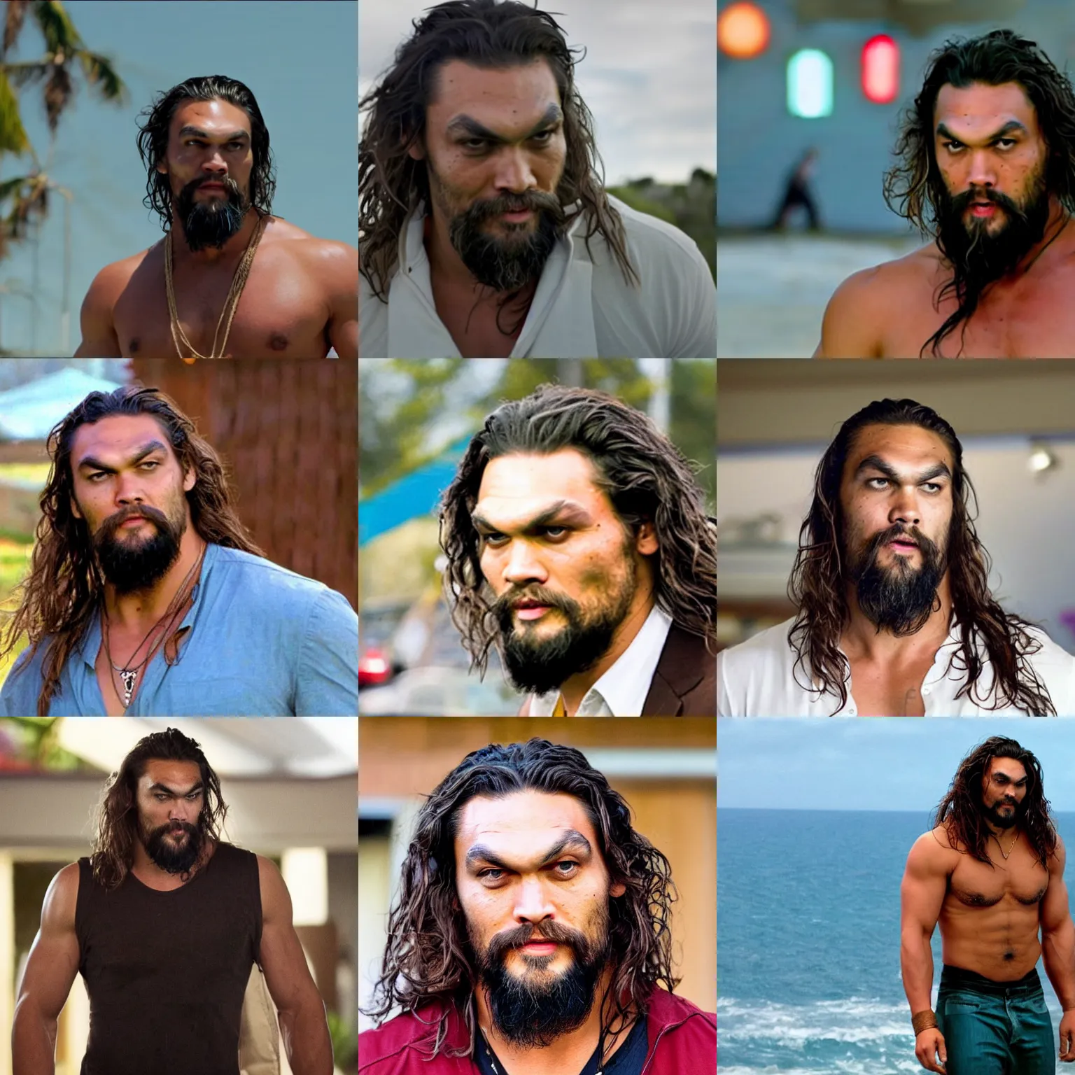 Prompt: A still of Jason Momoa in Zool Babies