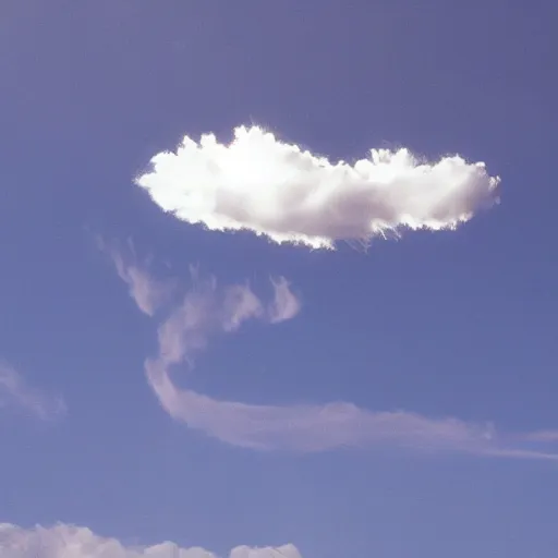 Prompt: cat cloud picture