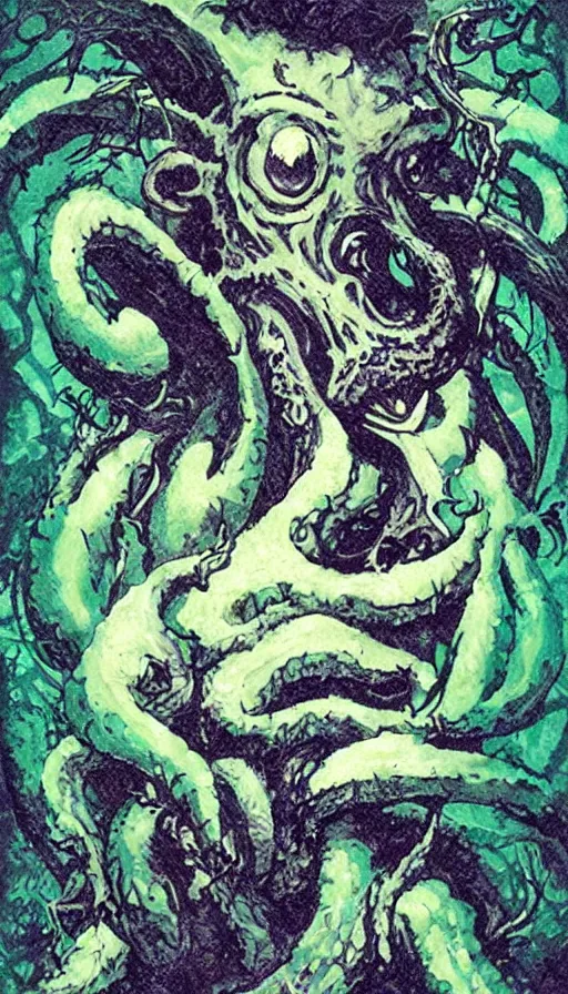 Image similar to monster lovecraft