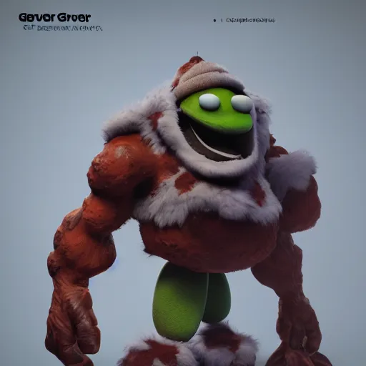 Image similar to grover octane render, ultra detailed, 4 k, trending on trend, style of style.