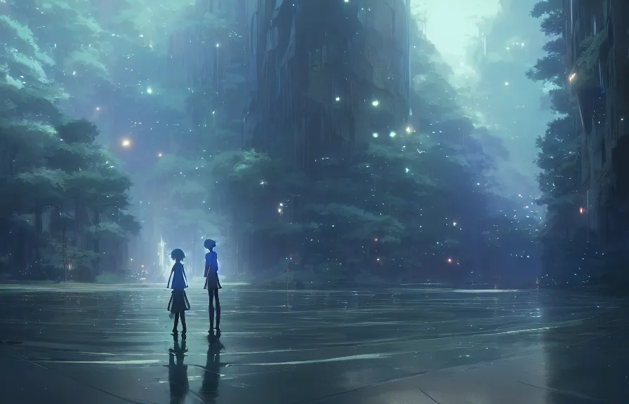 Image similar to makoto shinkai concept art of the spork polyp dimension, key visual, ambient lighting, highly detailed, digital painting, artstation, concept art, sharp focus, by makoto shinkai and akihiko yoshida and hidari and wlop and greg rutkowski