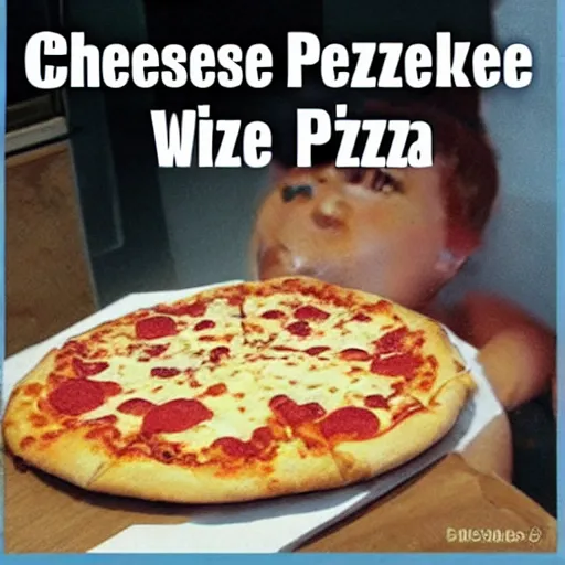 Image similar to “cheese pizza begs for its life ”