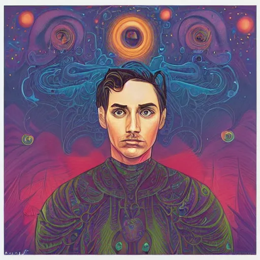 Prompt: A new dawn from the darkness, male portrait, mental health, psychology, Concept Art, Detailed, a masterpiece by Jeremiah Ketner