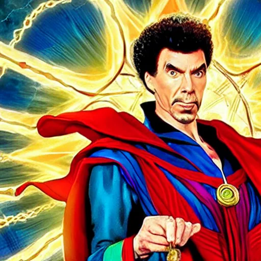 Image similar to Cosmo Kramer as Dr. Strange