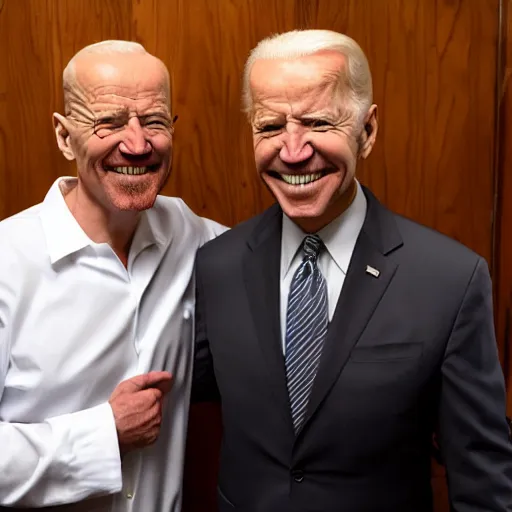 Image similar to walter white and biden