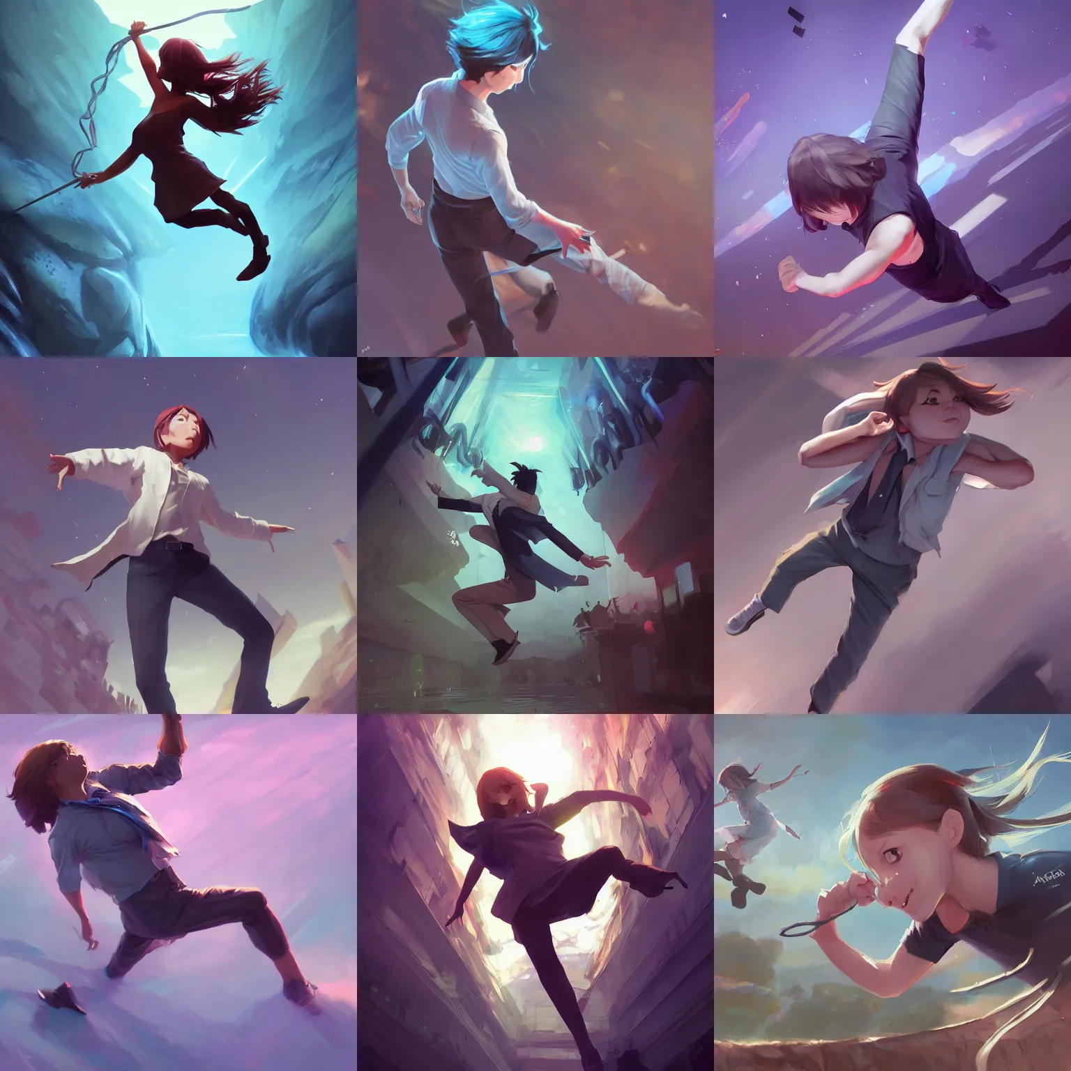 Prompt: ! dream alex jones dancing limbo by makoto shinkai, stanley artgerm lau, wlop, rossdraws, james jean, andrei riabovitchev, marc simonetti, krenz cushart, sakimichan, d & d trending on artstation, digital art