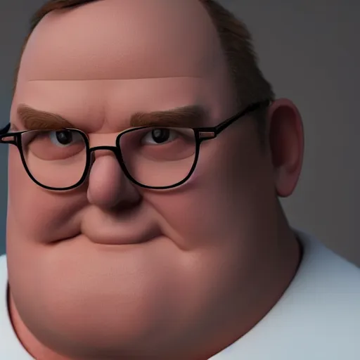 Prompt: Real life Peter Griffin with a cleft chin, volumetric lighting, portrait, high detail face, face enhance, 4k resolution, octane render,