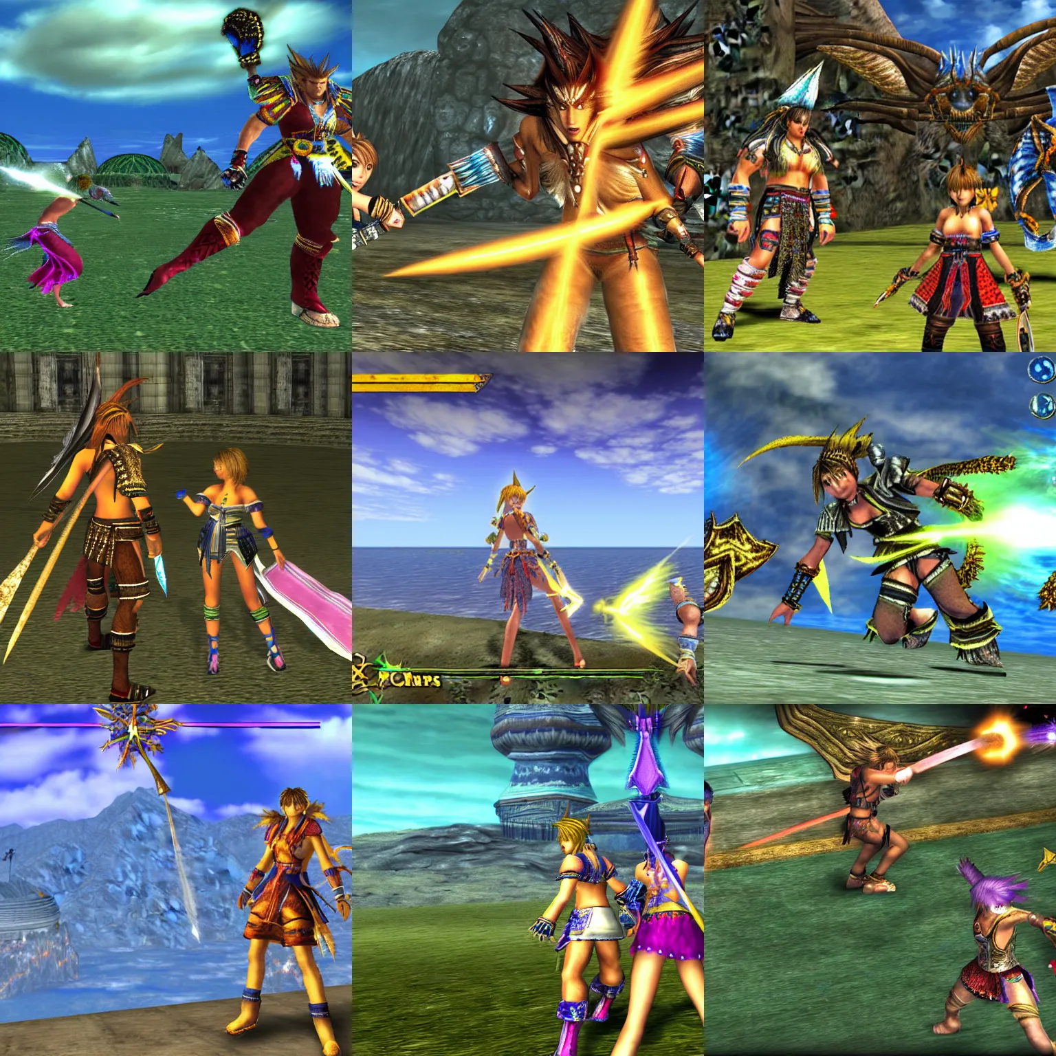 a screenshot of chrono cross ps 5 remake, Stable Diffusion