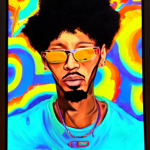 Prompt: a painting of sonny digital