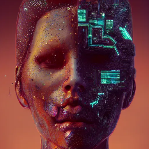 Image similar to hyperrealistic portrait of a woman monster astronaut, full body portrait, well lit, intricate abstract. cyberpunk, intricate artwork, by Tooth Wu, wlop, beeple. octane render,in the style of Jin Kagetsu, James Jean and wlop, highly detailed, sharp focus, intricate concept art, digital painting, ambient lighting, 4k, artstation