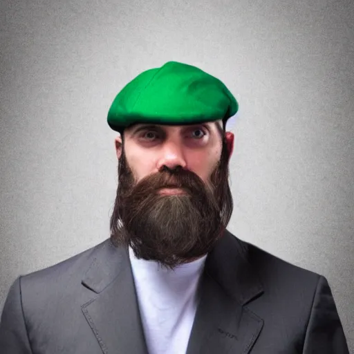 Prompt: professional photo of cthulhu - man in beret