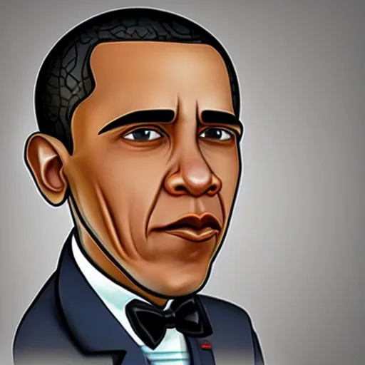 Prompt: concept art of barack obama as a morbidly obese train conductor, highly detailed, highly intricate, smooth,