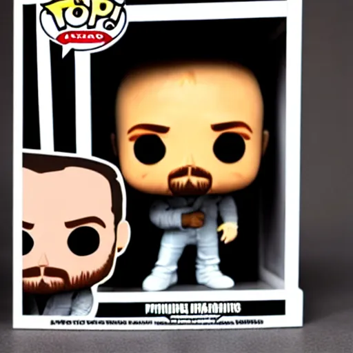 Prompt: jesse pinkman from breaking bad as a funko pop