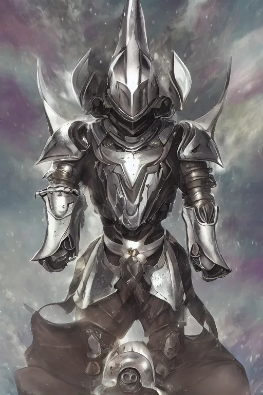 Image similar to helmet armor guardian destiny in witch queen illumination ray tracing hdr fanart arstation by sung choi robot ninja mask and eric pfeiffer and gabriel garza and casper konefal