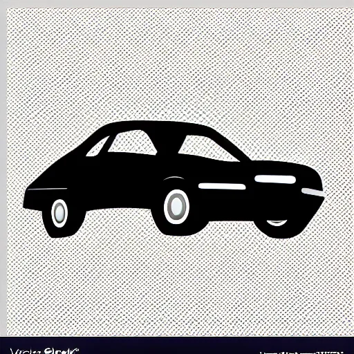 Image similar to black vector icon of a car on white background, #vector