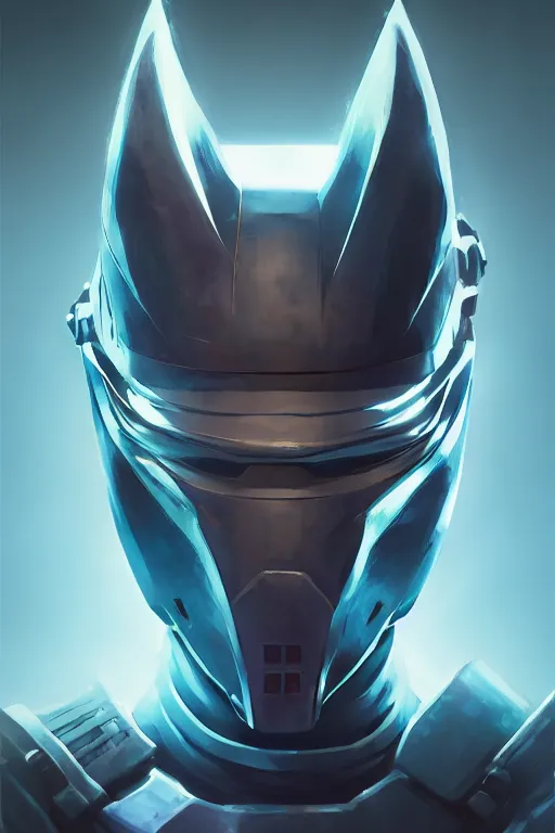 Image similar to epic mask helmet robot ninja portrait stylized as fornite style game design fanart by concept artist gervasio canda, behance hd by jesper ejsing, by rhads, makoto shinkai and lois van baarle, ilya kuvshinov, rossdraws global illumination radiating a glowing aura global illumination ray tracing hdr render in unreal engine 5