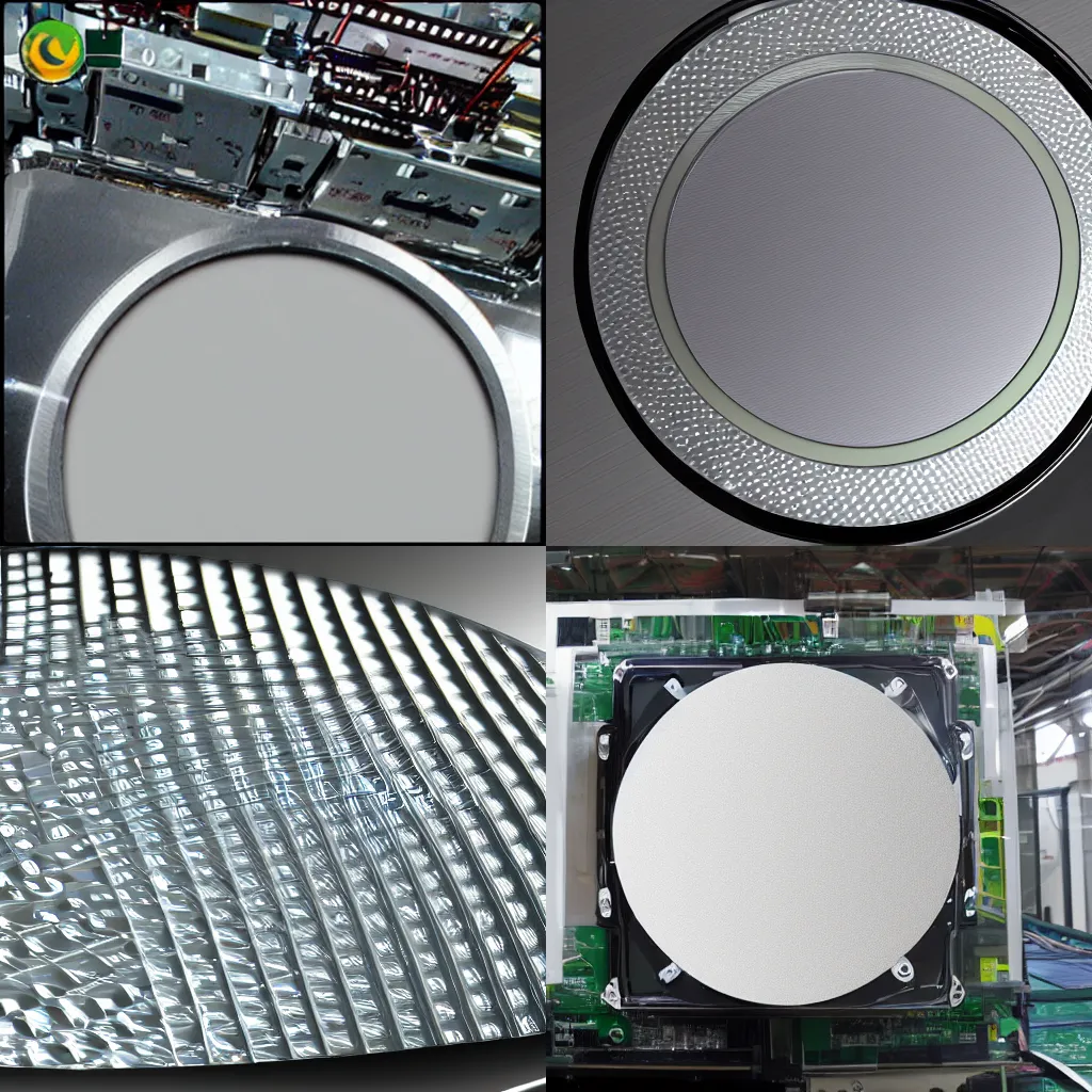 Prompt: silicon wafer