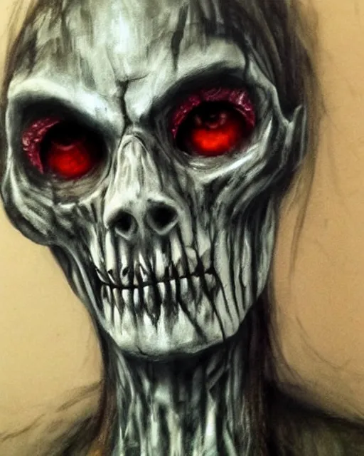 Prompt: detailed, undead, nigh time, painted, Perfect face, fine details, realistic shaded, fine-face, pretty face, haunting