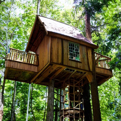 Prompt: treehouse