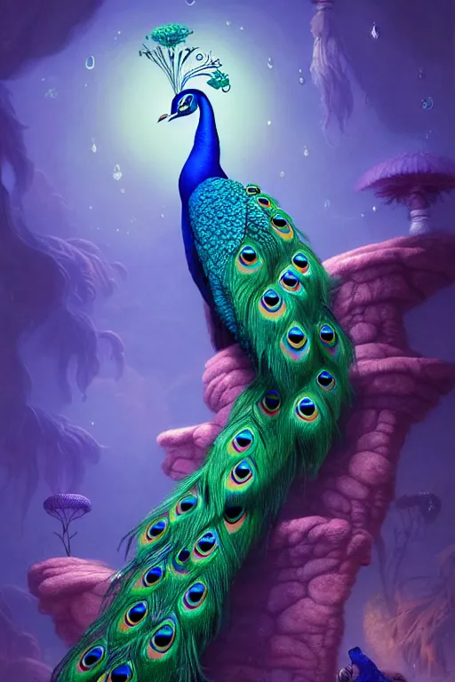 Peacock Feathers Digital Art by Lonestar North - Pixels