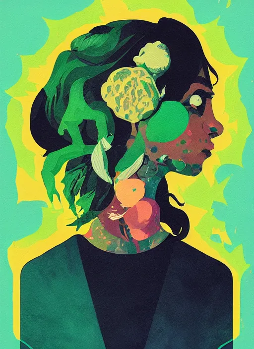 Prompt: profile picture by sachin teng x ofwgkta, the milky way, marijuana, organic painting, hard edges, masterpiece, smoke, asymmetrical, green, matte paint, energetic