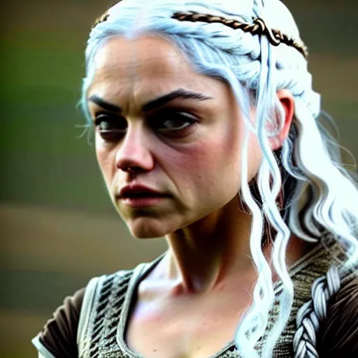 Image similar to mila kunis as daenerys targaryen