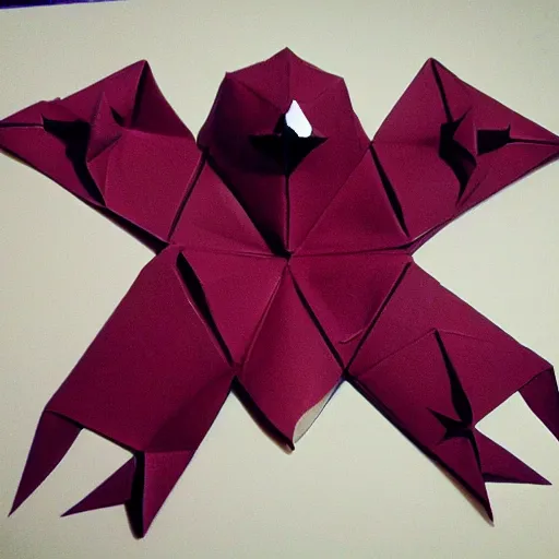 Image similar to cthulhu origami