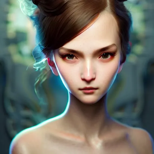 Prompt: beautiful ( 2 4 year old assassin ) woman, very bookish features, brilliant glittering hair, universal volumetric lighting, soft glow, low budget student comedy, painting by range murata, norman rockwell, artgem, wes anderson, highly detailed intricately sharp focus, trending on pinterest, unreal engine 5 4 k uhd image