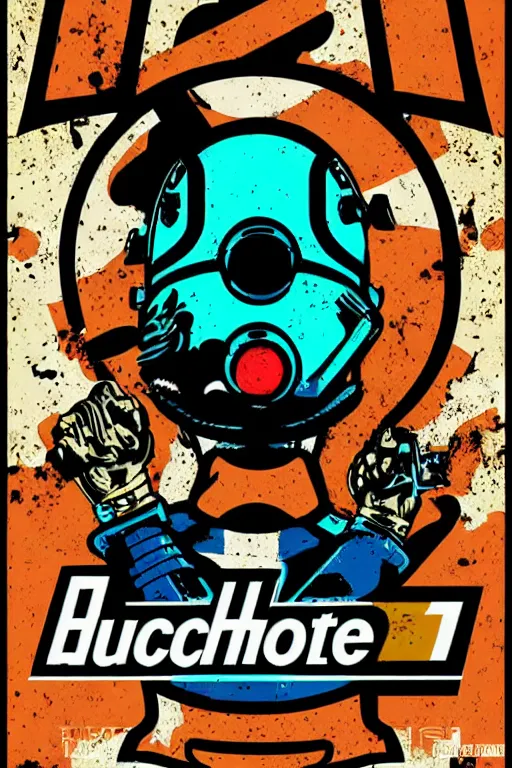 Image similar to fallout 7 6 retro futurist illustration art by butcher billy, sticker, colorful, illustration, highly detailed, simple, smooth and clean vector curves, no jagged lines, vector art, smooth andy warhol style