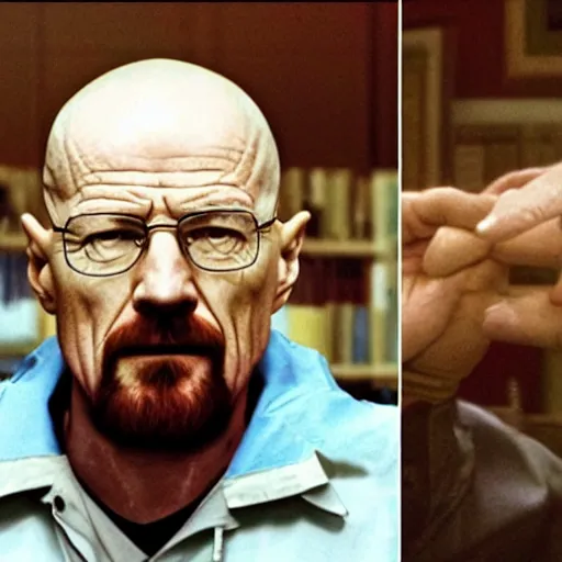 Prompt: Walter White as the president of the United States