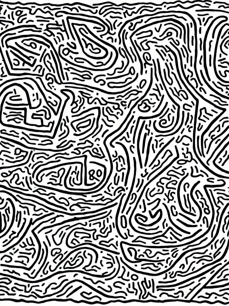 Prompt: continuous line drawing inspired by keith haring, shantell martin, differantly, flowsofly, subhankar, miralou