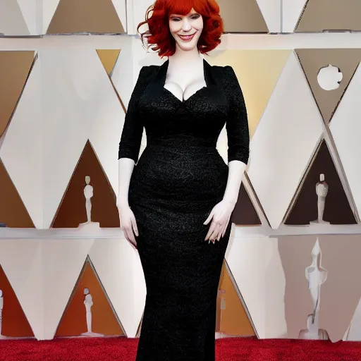 Prompt: christina hendricks as vice president