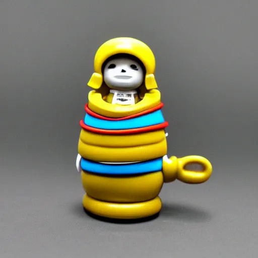 Image similar to oil and canvas cliquish collectible vinyl miniature toy mustard