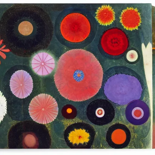 Prompt: wildflowers by Hilma af Klint, Kazimir Malevich