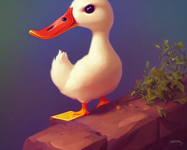 Prompt: a cute duck, photography of kurzgesagt, deep focus, d & d, fantasy, intricate, elegant, highly detailed, digital painting, artstation, concept art, matte, sharp focus, illustration, hearthstone, art by artgerm and greg rutkowski and alphonse mucha