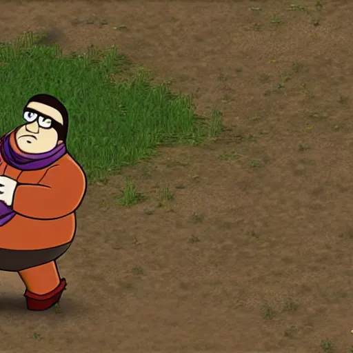 Prompt: Peter griffin in age of empires