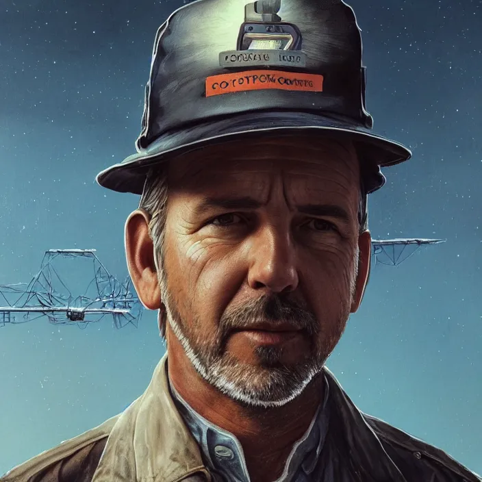 Image similar to portrait of kevin costner as postman 1 9 9 7. intricate abstract. intricate artwork. by tooth wu, wlop, beeple, dan mumford. octane render, trending on artstation, greg rutkowski very coherent symmetrical artwork. cinematic, hyper realism, high detail, octane render, 8 k, iridescent accents