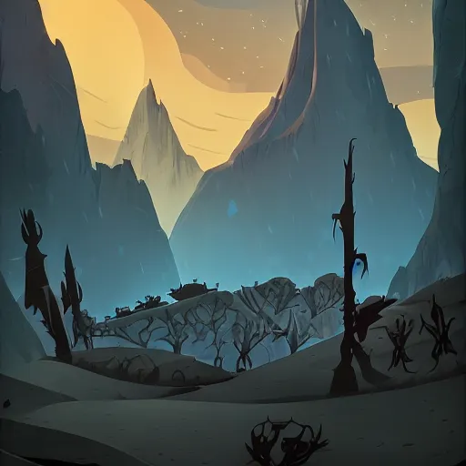 Image similar to dungeons, animated film, stylised, illustration,, fantasy art, 2 d game art, by eyvind earle, scott wills, genndy tartakovski, roman shipunov, etienne hebinger, atey ghailan, cgsociety, cynical realism