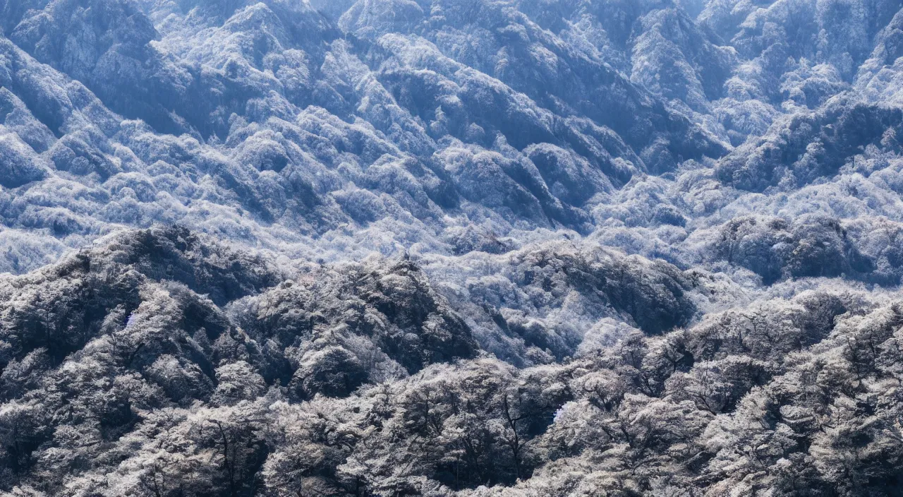 Prompt: majestic mountain landscape of japan, high definition, high detail, 8k, photorealistic,