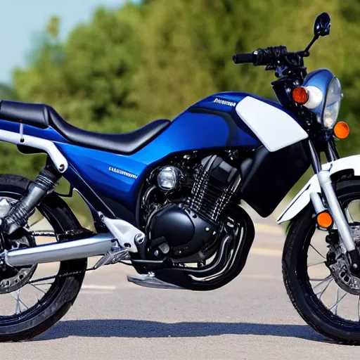 Image similar to yamaha xz550 motorcycle with fairing, award winning, 8k