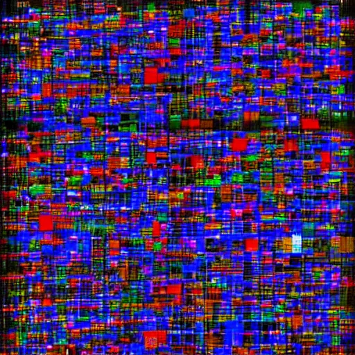 Image similar to the flag of a glitching society