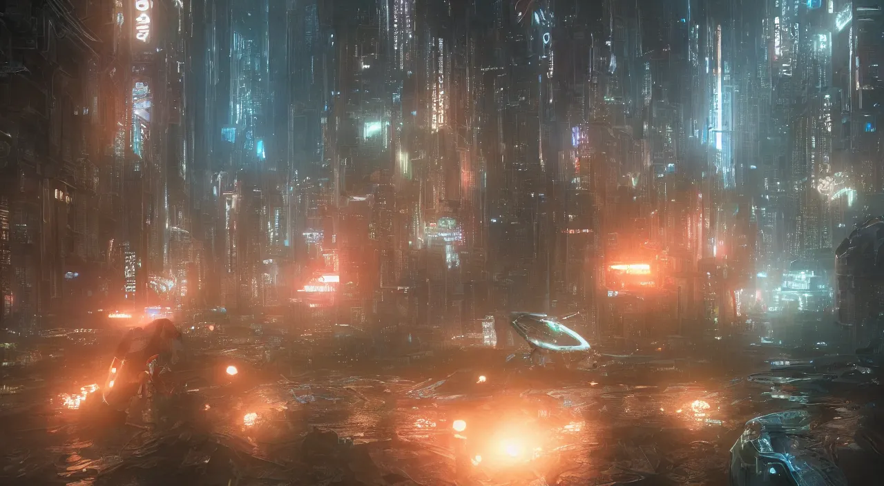 Image similar to concept art from altered carbon, futuristic, ultra realistic, concept art, intricate details, highly detailed, photorealistic, glowing aura, raytracing, global illumination, octane render, 8 k