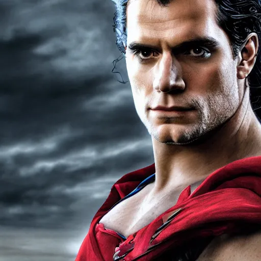 Prompt: photo portrait masterpiece of Henry Cavill as Scar from