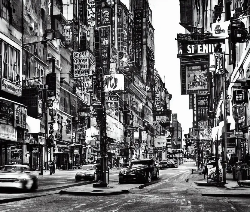 Prompt: street corner city, noir scene, highly detailed, cinematic
