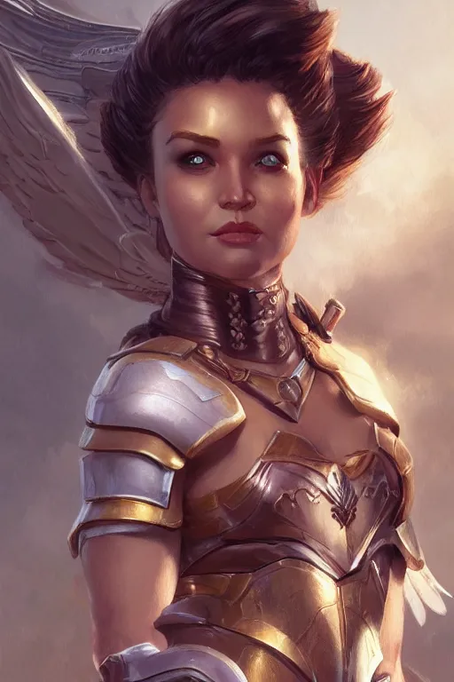 Image similar to amazon valkyrie athena, d & d, fantasy, portrait, highly detailed, headshot, digital painting, trending on artstation, concept art, sharp focus, illustration, art by artgerm and greg rutkowski and magali villeneuve