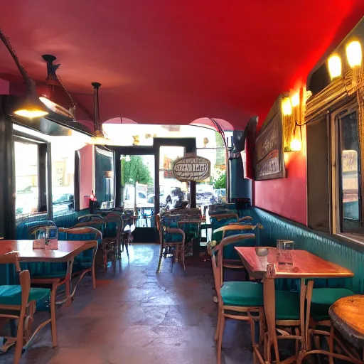 Image similar to Pizzeria Vesuvio interior,360