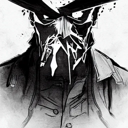 Image similar to old angry man, dishonored style